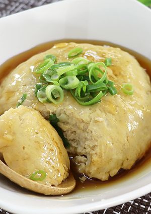 レンジで簡単!豆腐とひき肉のあんかけ-レシピのメイン写真