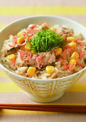 サバの彩炊き込みご飯-レシピのメイン写真