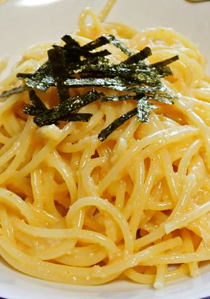 我が家の明太子スパゲッティ-レシピのメイン写真