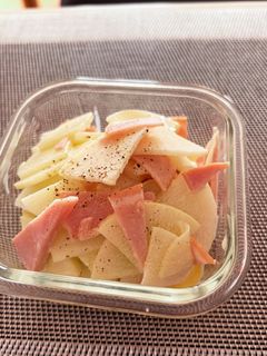 大根とハムの自家製フレンチドレサラダ-レシピのメイン写真