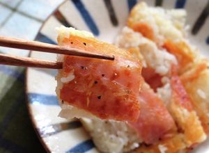 余ったご飯でベーコンチーズ焼きおにぎらず-レシピのメイン写真
