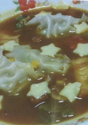 失敗しない!?ギョーザインカレースープ☆-レシピのメイン写真
