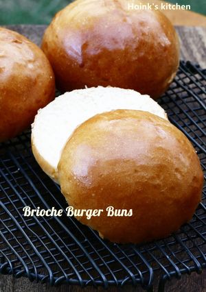 ブリオッシュ生地♡ハンバーガーバンズ-レシピのメイン写真