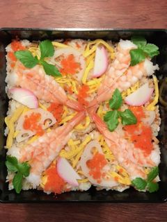 ちらし寿司*盛り付け方-レシピのメイン写真