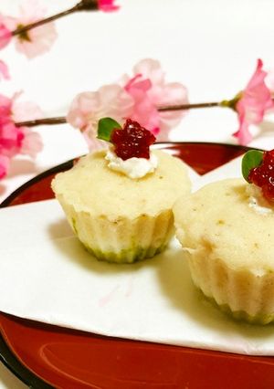 レンジで簡単☆ひな祭り3色ケーキ-レシピのメイン写真