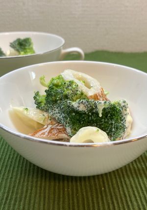 竹輪とブロッコリーの山葵マヨ🥦-レシピのメイン写真