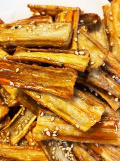 素揚げごぼうの甘辛煮-レシピのメイン写真