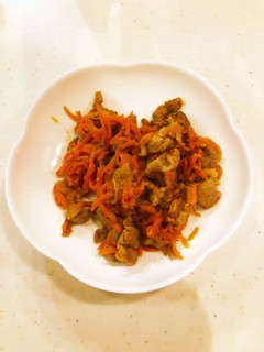豚肉と人参の胡麻味噌炒め-レシピのメイン写真