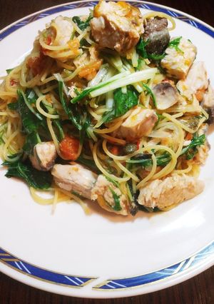 絶品☆ブリと水菜のパスタ-レシピのメイン写真