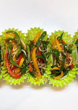お弁当に☆ピーマンとおじゃこの炒め物-レシピのメイン写真