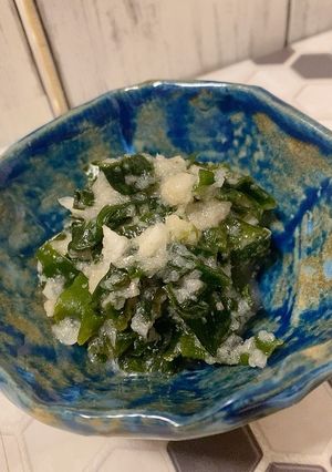 水煮缶汁活用レシピ!ワカメのおろし和え-レシピのメイン写真