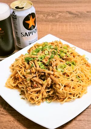 【丸美屋麻婆豆腐の素】で坦々焼きそば-レシピのメイン写真
