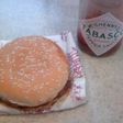かけるだけ!タバスコバーガー♪