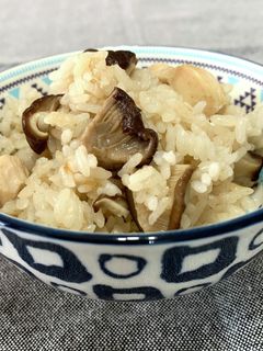 ささみと椎茸の炊き込みご飯-レシピのメイン写真