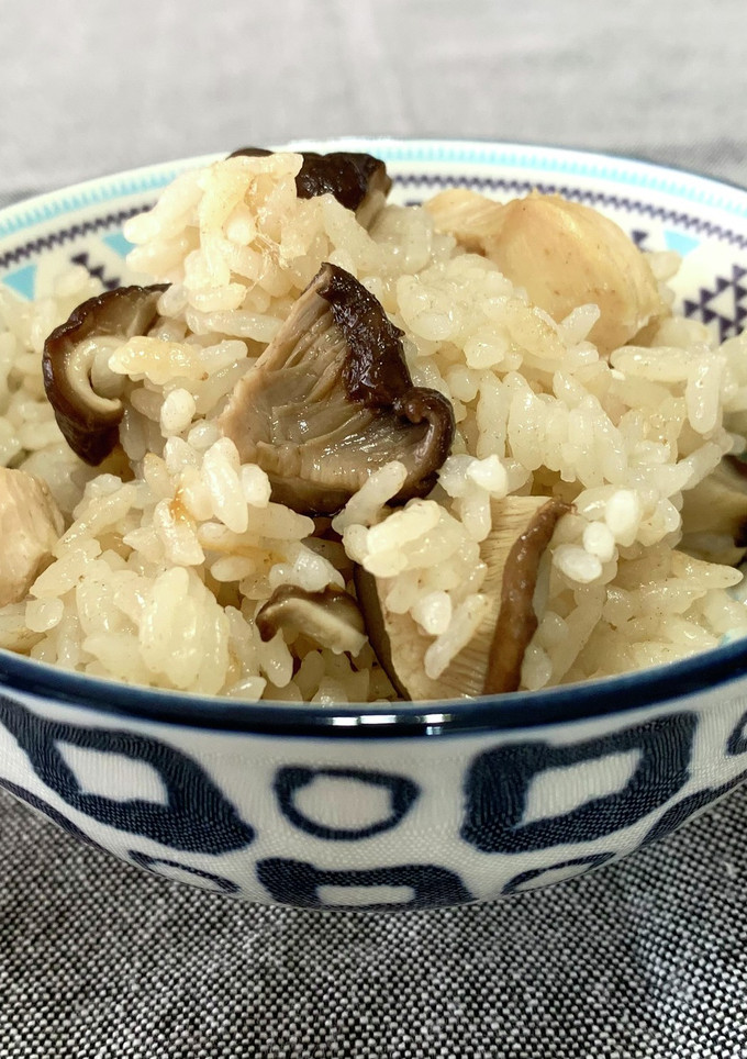 ささみと椎茸の炊き込みご飯-レシピのメイン写真