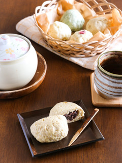 レンジで簡単♪HMで作るお饅頭-レシピのメイン写真