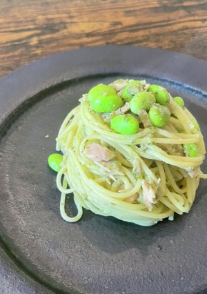 枝豆とツナのジェノベーゼ-レシピのメイン写真