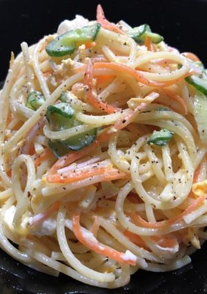 和風【スパゲティサラダ】-レシピのメイン写真