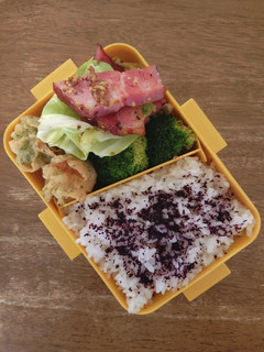 春キャベツとベーコンのマスタード炒め弁当-レシピのメイン写真