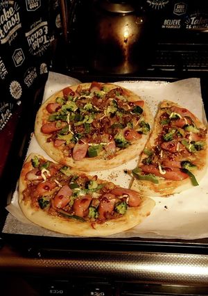 照り焼き豚コマシャウエッセンピザ★-レシピのメイン写真