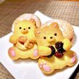 かわいい くまさんのチョコサンドクッキー