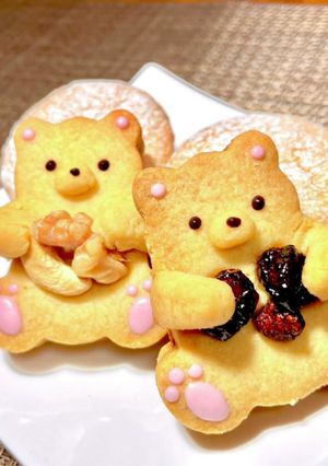 かわいい くまさんのチョコサンドクッキー-レシピのメイン写真