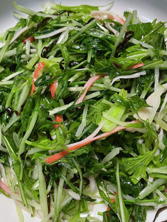 レンジで簡単!水菜の塩昆布和え-レシピのメイン写真