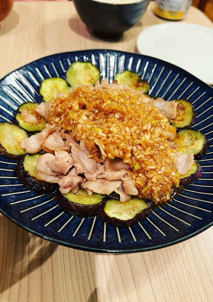 茄子と豚肉のネギだれかけ-レシピのメイン写真