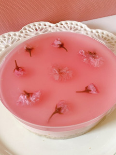 桜のムースケーキ-レシピのメイン写真