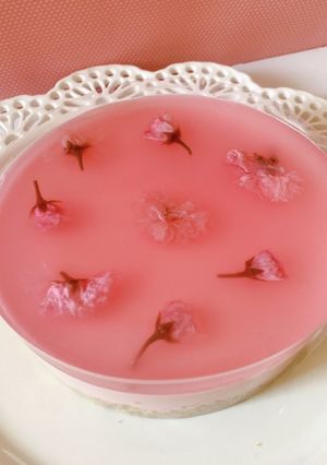 桜のムースケーキ-レシピのメイン写真
