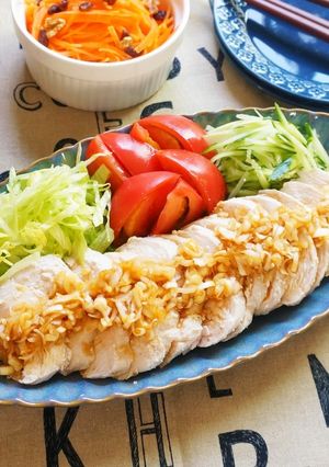 レンジで簡単！鶏ムネ肉のよだれ鶏-レシピのメイン写真