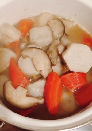 里芋★金時にんじん★しいたけの煮物-レシピのメイン写真
