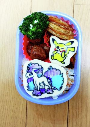 お弁当 ポケモンキャラ オブアート♡♡-レシピのメイン写真