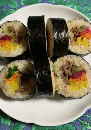 キンパ巻き-レシピのメイン写真