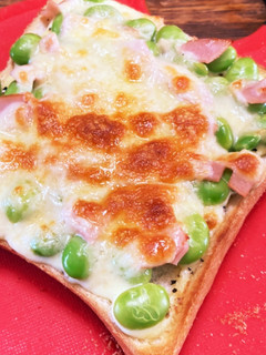枝豆ハムトースト-レシピのメイン写真