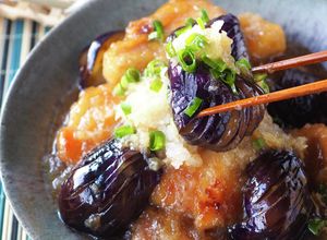 揚げない！とろ〜りなすと鶏肉のみぞれ煮-レシピのメイン写真