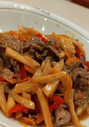 ゆで牛肉のチンジャオロース-レシピのメイン写真