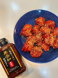 焼肉のたれで作る 甘辛ヤンニョムチキン♪-レシピのメイン写真