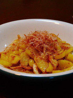 銀杏とじゃがいもとちくわの炒め物-レシピのメイン写真