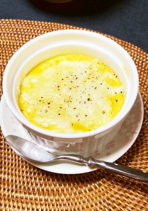 超簡単♪ 豆腐とたまごのココット-レシピのメイン写真