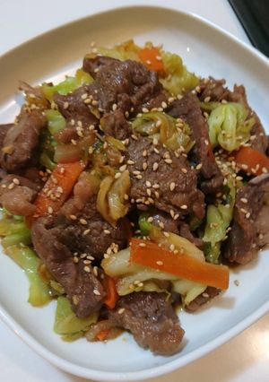 簡単！絶品！タレが美味しい♪肉野菜炒め♪-レシピのメイン写真