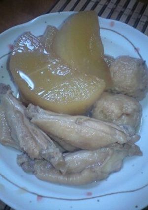 ★大根と手羽中の煮物★-レシピのメイン写真