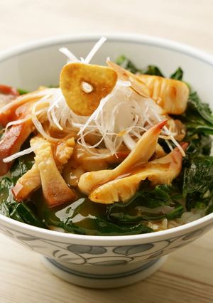 北寄貝の洋風丼-レシピのメイン写真