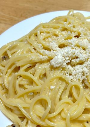 卵とチーズの濃厚シンプルカルボナーラ-レシピのメイン写真