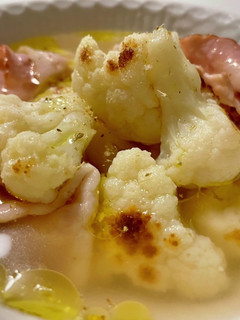 カリフラワーとベーコンのスープ-レシピのメイン写真