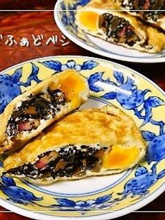 ひじき煮の残りで✿巾着玉子-レシピのメイン写真