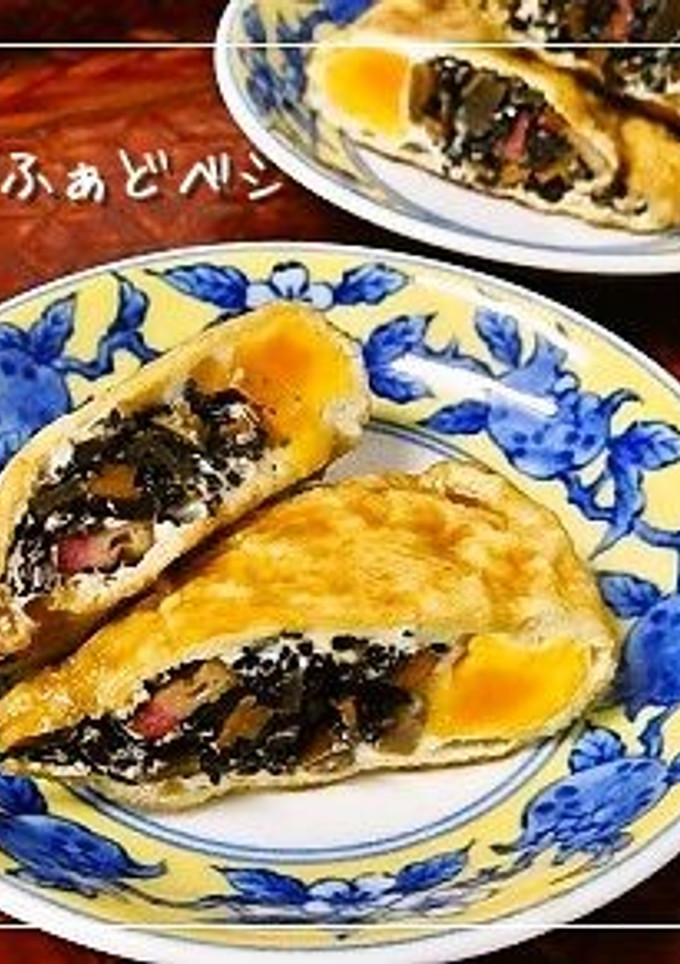 ひじき煮の残りで✿巾着玉子-レシピのメイン写真
