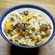 牛と牛蒡の炊き込みご飯