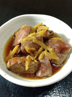 鶏レバーの生姜甘辛煮(電気圧力鍋3分)-レシピのメイン写真