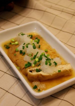 しみじみ～♪油揚げを大根おろしで・・・-レシピのメイン写真